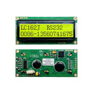 RS232 1602 16x2 LCD Display  Module  LC162D 3 size Blue Green Screen with switch AT89S5224AU Industrial Lcd Factory