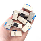 CAT7 CAT6A CAT6  CAT5e Coupler RJ45 Keystone Shielded Coupler Shielded Female to Female RJ45 Inline Coupler Keystone Jack
