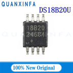 5PCS DS18B20 Temperature Sensor Thermometer 18B20 TO-92 DS18B20U MSOP-8 DS18B20Z SOP8