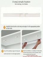 LED Cabinet Light USB Rechargeable Motion Sensor Dimmable LED Night Lamp For Kitchen Wardrobe Closet Home Lighting 20/30/40/50CM