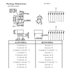 5Pcs LTS-5001AJR  LTS-5003AJR 0.56 Inch LED Digit Character Numeric Display Module Red 7 Segment Anode Common Cathode ﻿