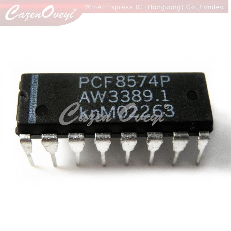 PCF8574P PCF8574 PCF8591P PCF8591 LP8072C LP8072 DIP-16