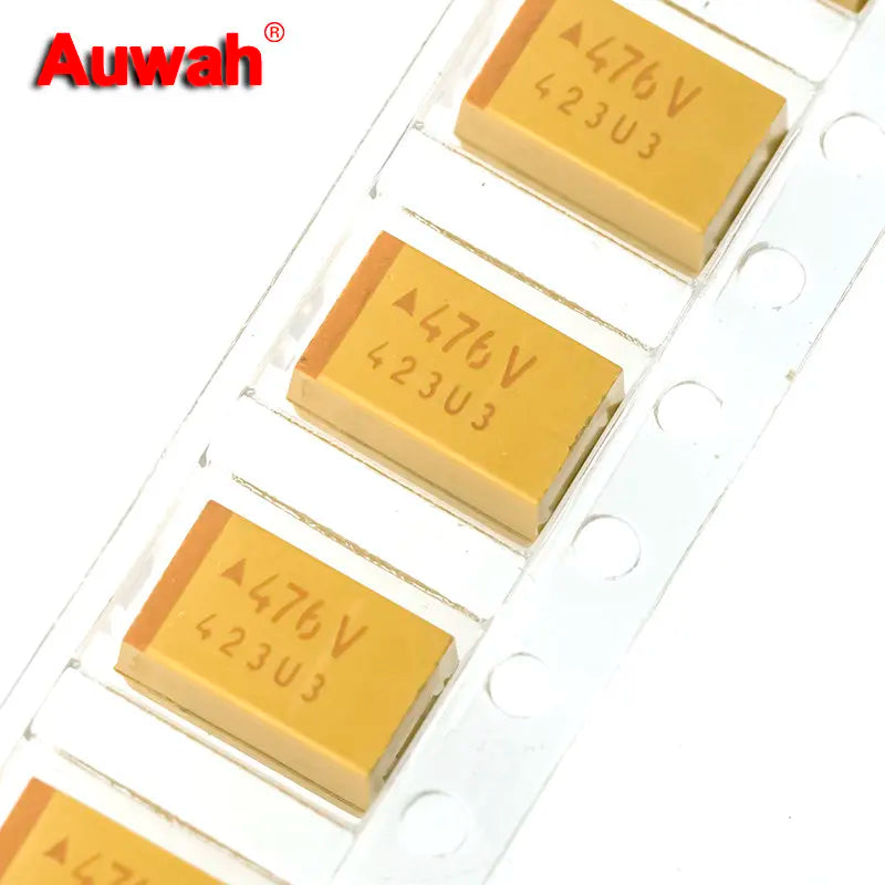 5pcs 47uF 20V 25V 35V 7343 Type E SMD Tantalum capacitor TAJE476K020RNJ TAJE476K035RNJ 476D 476E 476V New original