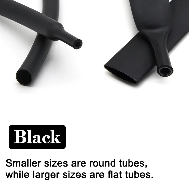 1~10m Heat Shrink Tube ID 1.6mm - 50mm 3:1/4:1 Ratio With Glue Adhesive Lined  Dual Wall Polyolefin ﻿Wrap Cable Protect Sleeve