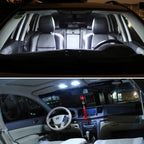 10PCS W5W T10 LED Bulbs Canbus 5730 8SMD 12V 6000K for Car Turn Signal Reading Brake Trunk Hood Width Clearance Lights