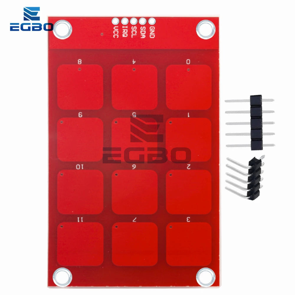 1~3PCS MPR121 Capacitive Touch Keypad Sensor Module with I2C Interface and 12 Buttons for Arduino