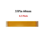 0.3mm Pitch 13 21 23 25 27 21 33 39 45 51 Pin Ffc Fpc Flexible Flat Cable Gold Plated Ribbon Cable