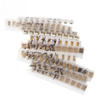 150PCS SMD Tantalum Capacitor Kit Type A / B 15Values*10Pcs 1uF-220uF A/B Case Tantalum Capacitors Set 1UF 2.2UF 4.7UF 10UF 47UF