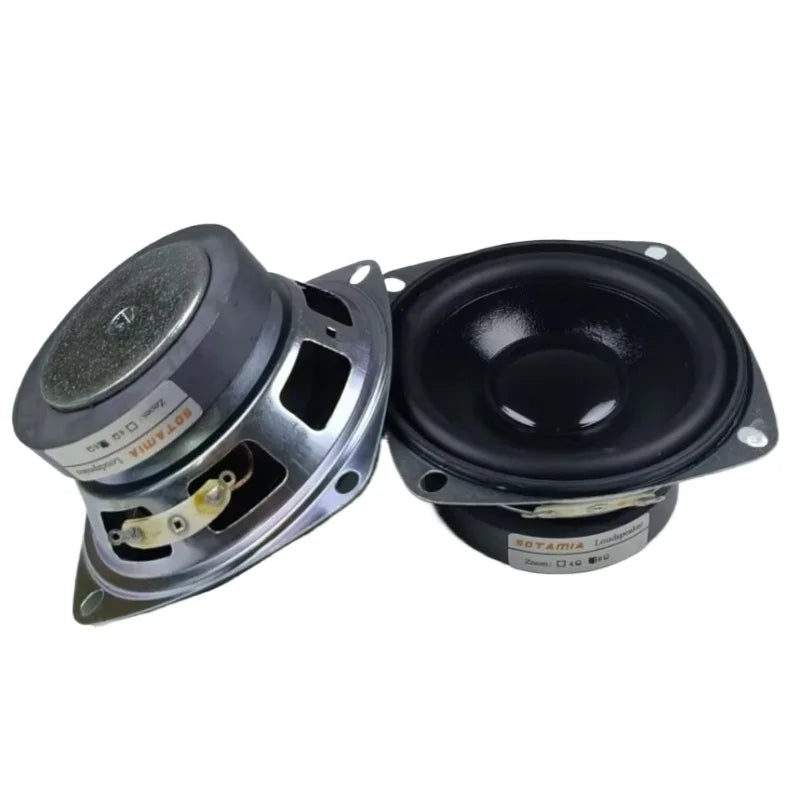 SOTAMIA 2Pcs 3 Inch Waterproof Speaker 8 Ohm 15W Midrange Bass Power Speaker Hifi Loudspeaker Music Sound Audio Home Theater