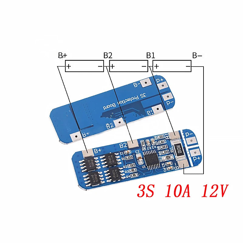 1S 2S 3S 4S 3A 20A 30A Li-ion Lithium Battery 18650 Charger PCB BMS Protection Board For Drill Motor Lipo Cell Module