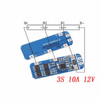 1S 2S 3S 4S 3A 20A 30A Li-ion Lithium Battery 18650 Charger PCB BMS Protection Board For Drill Motor Lipo Cell Module