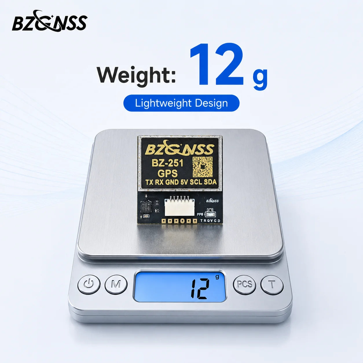 BZGNSS BZ-251 FPV GPS Module with QMC5883 Compass BN-880 Alternative 5V 115200 10Hz 72CH NMEA UBX for F405 F722 Fixed Wing Drone