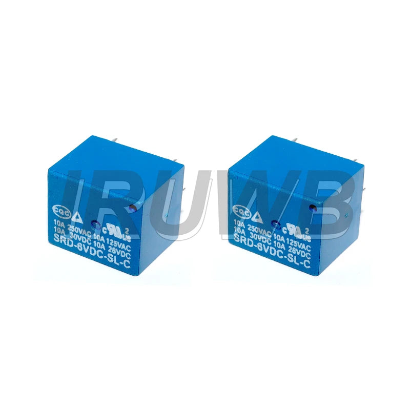 5PCS 5PINS 3V 5V 9V 6V 24V 12V Relay High-quality SRD-03VDC-SL-C SRD-05VDC-SL-C SRD-09VDC-SL-C SRD-03 05 09 06 24 12VDC-SL-C