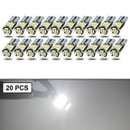 10-40 PCS CANBUS No Error T10 W5W LED Bulb For Car Interior Dome Door Map Trunk License Plate Lights 12V 26SMD 400LM 6500k White