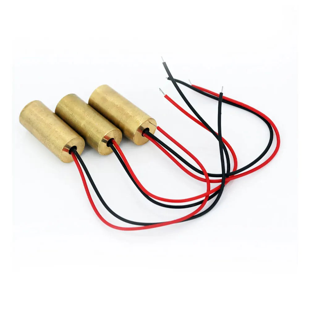 1/5/10Pcs Laser Head 650nm 9mm 3V 50mW Laser Cross Diode Module Red Copper Head Line / Point / Cross Laser Diode