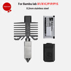 Original Hotend For Bambu Lab X1 X1C P1P P1S Hard Steel Nozzles Bamboo Hotend Thermistor For bambu lab cooling fan P1s X1c Hoend