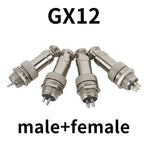 GX12 GX16 GX20 2/3/4/5/6/7/8/9/10 Pin Male Female Butting Wire Cable Circular Aviation Socket Plug Panel Connector Dropshipping