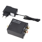 ADC Analog to Digital Audio Converter Analog to Optical Fiber Coaxial Signal ADC Spdif Stereo 3.5MM Jack 2*RCA Amplifier Decoder