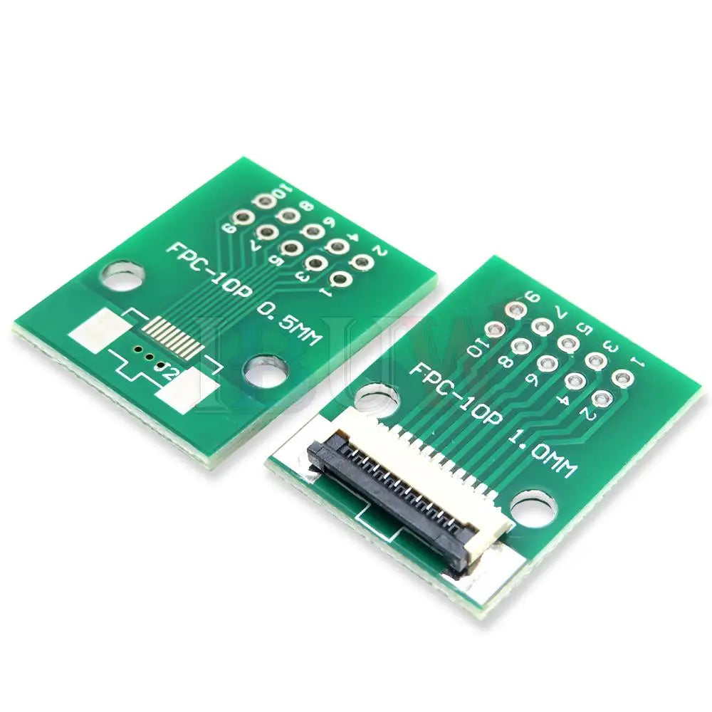 FPC FFC 0.5MM 1.0MM Pitch Conversion board DIY PCB board 6P~60P 6 8 10 20 24 26 30 34 40 50 60 P connector For Cable transfer