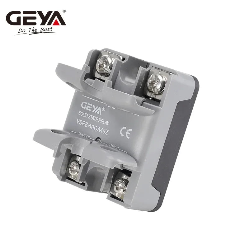GEYA VSR8 Solid State Relay 10A 25A 40A 60A 80A  Single Phase 3-32VDC Input 24-480VAC Output High Quality