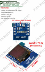 ESP8266 D1 Mini Pro V3.0 Wifi Development Board Nodeu WS2812 RGB DHT11 DHT22 AM2302 Relay DS18B20 BMP180 Motor For Wemos Diy Kit