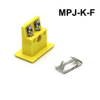 1~100pcs Thermocouple Miniature Socket & Plug Connector K/T/J/E Type Panel Mount Thermocouple Plugs and Sockets Sensor