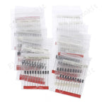 210Pcs 21Value One Two Way TVS Diode Assort Kit P6ke6.8A 8.2A 9.1A 10A 12A 13A 15A 16A 20A 22A 24A 27A 30A 33A 36A 39A 43A 47CA