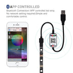 5V USB RGB LED Strip Light Remote Control 5050 30LED/m 5m 10m Lights Tape TV Backlights Home Decoration 0.5/1/2/3m Black PCB