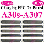 10pcs USB Charger Charging Port On Board FPC Connector For Samsung A10 A20s A50s A30s 40 A70 A10s M12 M14 M15 M16 Plug 78 Pin