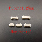 10Pcs XH 2.54 / PH 2.0 / ZH 1.5 / JST 1.25mm /SH 1.0mm Pitch 2/3/4/5/6 Pin Male Plug Housing SMD Connector Horizontal / Vertical