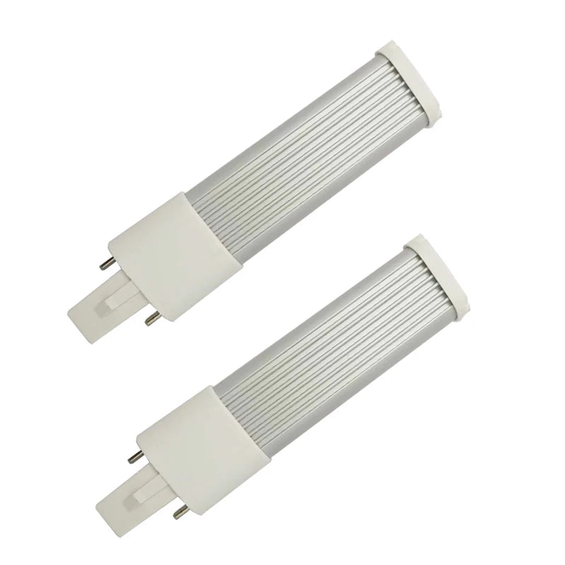 2PC G23 LED Bulb Bar Tube 2Pin 3W 4W 5W CFL PL-S 7W-13W Replacement 110V/220V 3000K/4000K/6000K White G23 Plug Saving Light Lamp