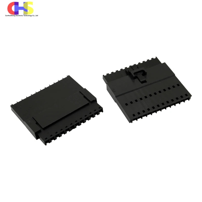 10Set(20PCS) MX2.54 Dupont Connector Housing With Lock Buckle 2.54mm Pitch Single Row 2P/3P/4P/5P/6P/7P/8P/10P/12P Docking Shell