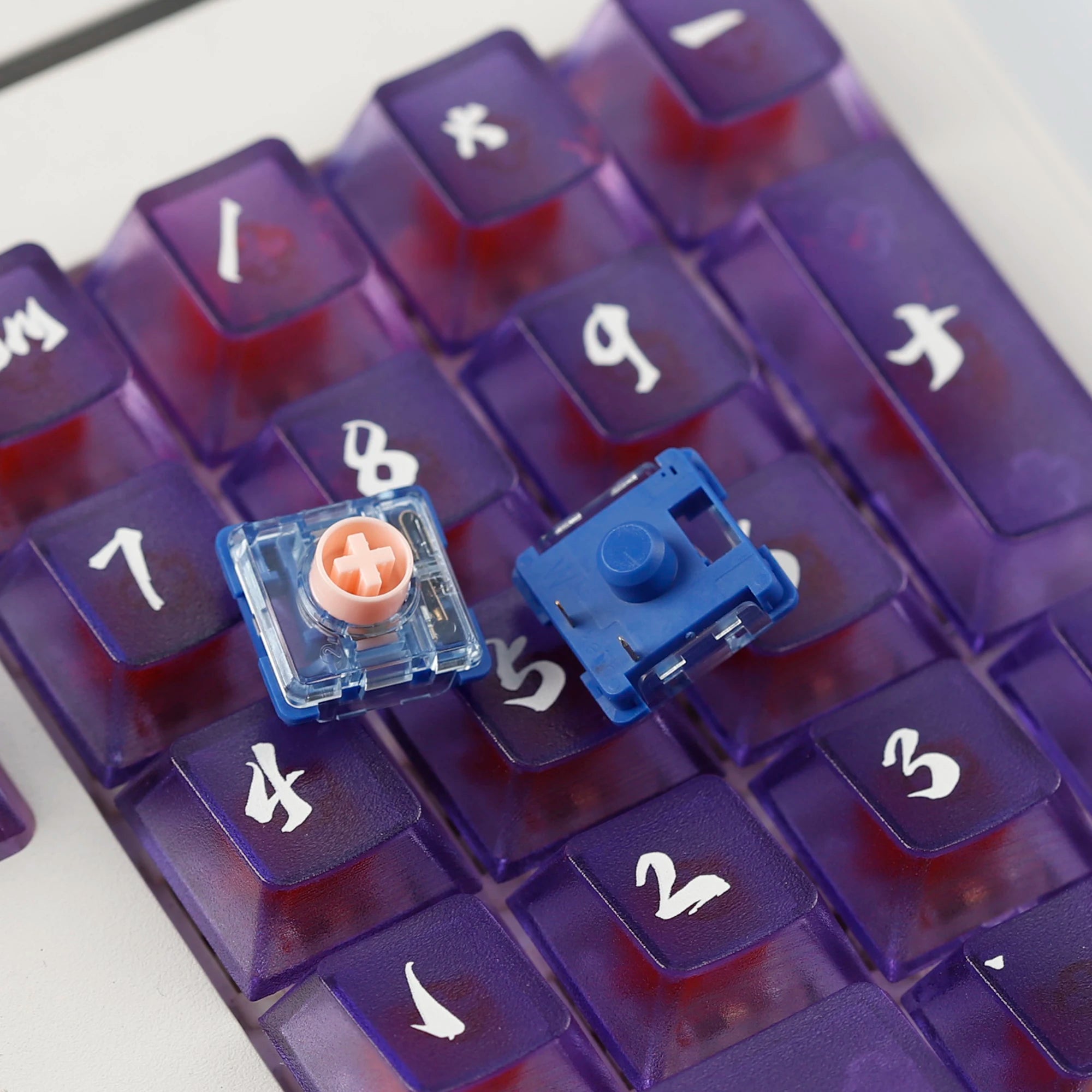 Kailh Deep Sea Low Profile 1353 RGB Choc V2 Silent Switches MINI Linear Tactile Switch for Mx Low Profile Mechanical Keyboard