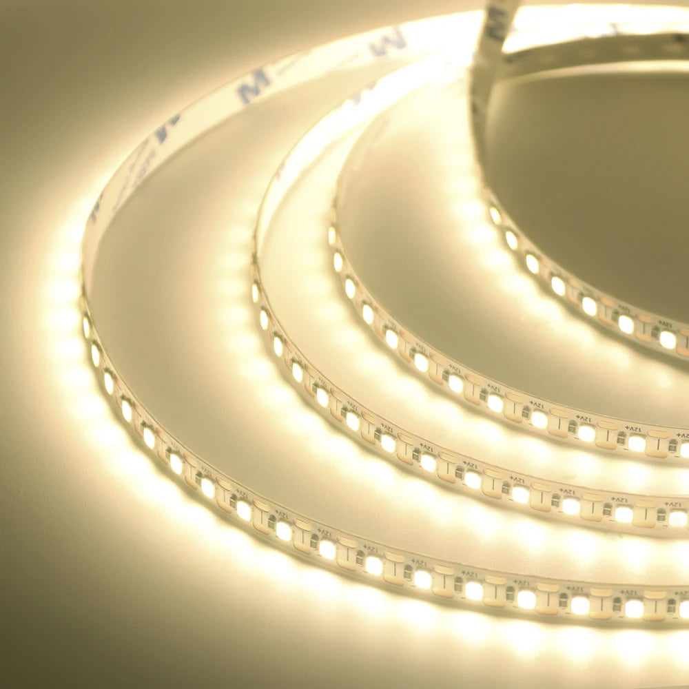5mm 8mm PCB Led Strip Light 1 LED Cut 12V 24V 5m 2835 SMD 120LEDs/m High Brightness Flexible Tape LED Lighting Ribbon for Home