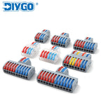 Mini 1 In Multiple Out SPL Quick Easy Splitter Push-in lever Splicing Connectors Terminals Compact Conductor Wiring Connector
