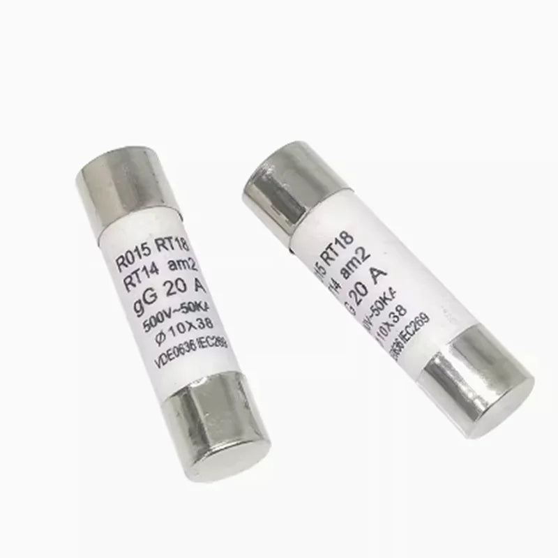 10*38 Fast Ceramic Fuse 10x38mm Fuse 500V 1A 2A 3A 4A 5A 6A 8A 10A 16A 20A 25A 32A RO15 RT18 RT14 Fuse