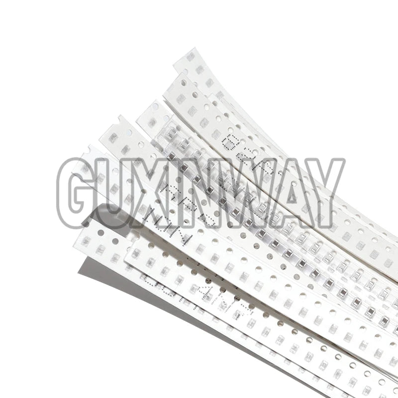 2500pcs 0402 0603 0805 SMD Ceramic Capacitor Assorted Kit 50Values 1pF - 10uF 100PF 10NF 100NF 0.47UF 1UF Chip Capacitance Set