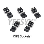 20Pcs (10 Each) NE555 IC 555  NE555P Timer Programming Oscillator Chip & 8 Pin DIP Sockets