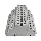 10Pcs DIKD1.5 DIN Rail Terminal Block | 3-Level Sensor Actuator Triple Wire Connector | Three-Layer DIKD-1.5 Conductor