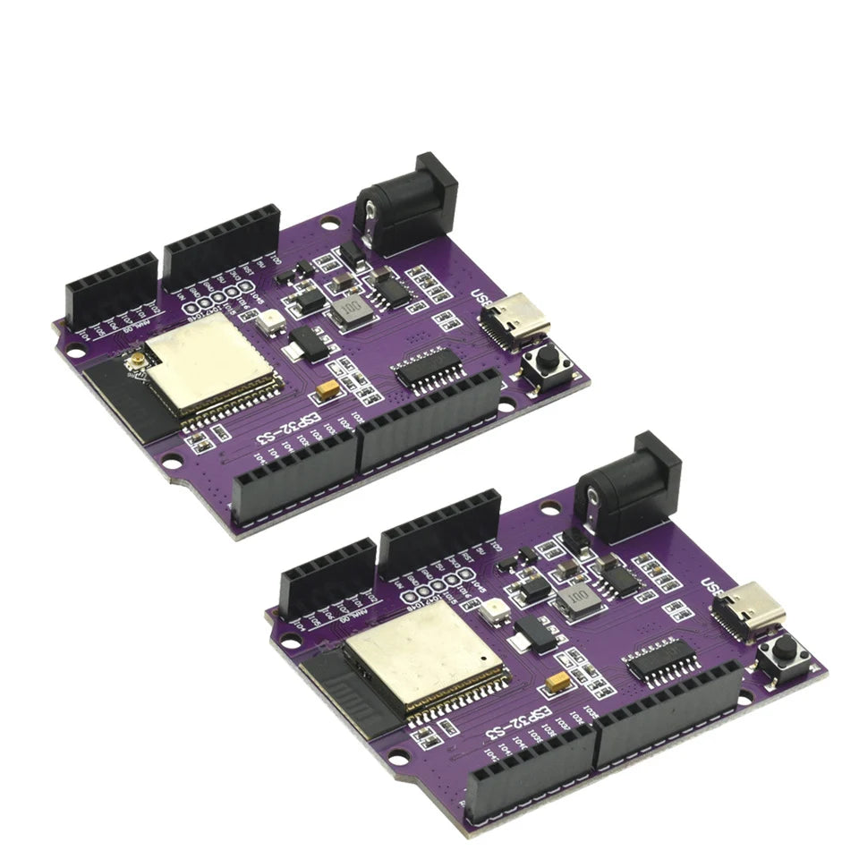 D1 R3 Board for ESP32-S3, WiFi BT-Compatible Flash N8R2 N16R8, CH340 Wireless Module Compatible with UNO ESP-32 Dev Board