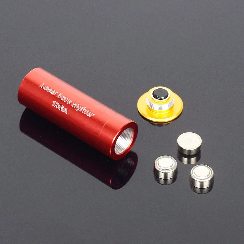 12GA 20GA .308 .223 5.45x39 7.62x39 9x19mm.338 Gauge Red Laser Bore Sighter Training Bullet Boresighter CAL Cartridge Caliber