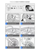 Solar Power TPMS Car Tire Pressure Monitoring System Alarm Tyre Air Pressure Meter Gauge Temperature Warning With 4 Sensors