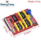 1/2/5pcs CNC Shield V3 V4 Engraving Machine Compatible With Nano 3.0 / A4988 Driver Expansion Board Module for Arduino Diy Kit