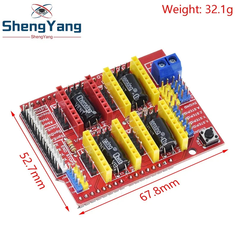 1/2/5pcs CNC Shield V3 V4 Engraving Machine Compatible With Nano 3.0 / A4988 Driver Expansion Board Module for Arduino Diy Kit