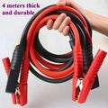 4-meter Fully Enclosed Car Battery Jumper Wire, Pure Copper Connection Wire, Thickened Jumper Wire, Jumper Wire Jumper Cable