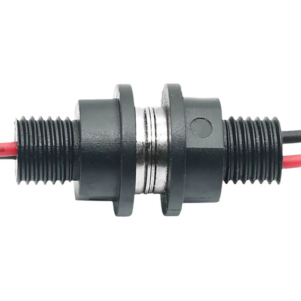 10mm 2A Magnetic Circular PogoPin Connector  Male Female Metal Spring Loaded 1 Pin DC Power Charger 22AWG Wire M12 Threaded
