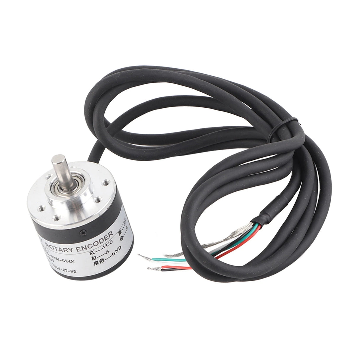 Incremental Rotation Encoder Magnetoelectric Rotation Encoder 600P/R DC5-24V Rotational Rate Angle Length Measuring Tools