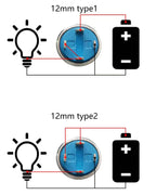 High Head 12/16/19/22mm Black Shell Car Dashboard Waterproof Metal Button Switch LED 12V/24V/220V Self-locking Fixed Momentary