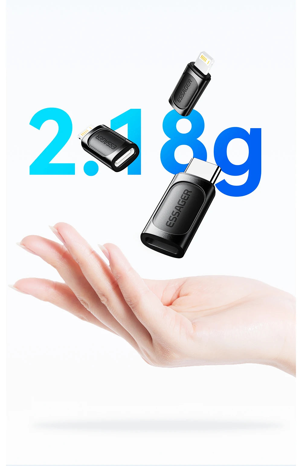 Essager USB C To Lightning Adapter PD 20W Fast Charging OTG USB Type C To Lighting For iPhone 15 14 11 XR Pro Max IOS Converter