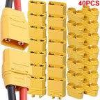 40/1pc XT90 Plug Male Female Connector Cable Wire Terminal Power Plugs for RC Lipo Battery Drone Boat Car Connectors Adapter
